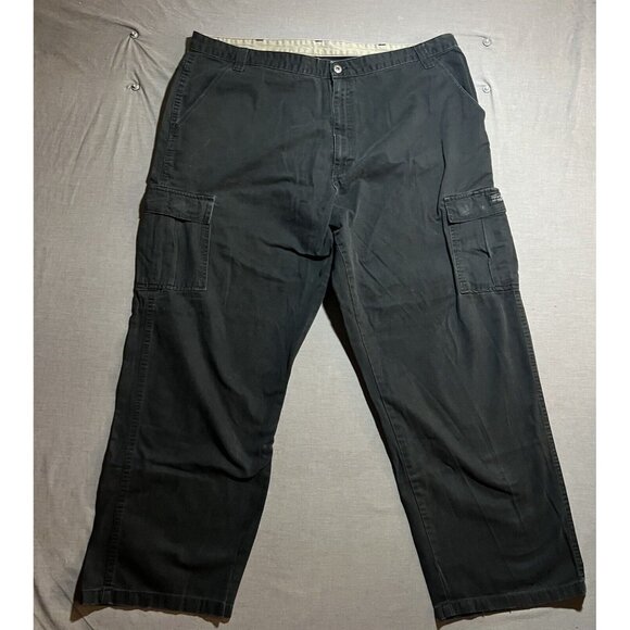Wrangler‎ Relaxed Fit Cargo Pants Mens 42x30 Pocketed Belted Zip Button Adult. - Picture 1 of 10